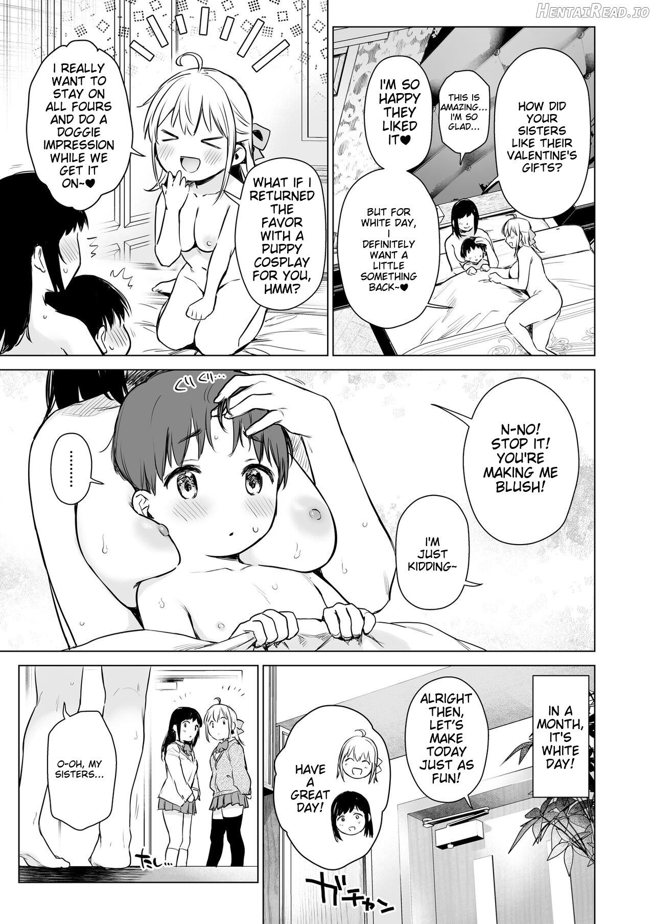 Naisho no Seifuku ~Ie ya Hotel de Oboetate no Ecchi o Shinseki no Bijin JK Shimai ni Butsukemasu~ Chapter 1 - page 56