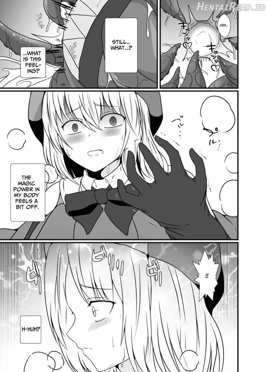 Mesugaki Mahou Shoujo wa Daikkirai na Zako Youma ni Karada o Torikomareta node Kankaku Shadan no Mahou o Tsukatte Asa made Taeru Chapter 1 - page 34