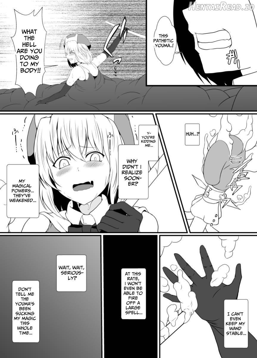 Mesugaki Mahou Shoujo wa Daikkirai na Zako Youma ni Karada o Torikomareta node Kankaku Shadan no Mahou o Tsukatte Asa made Taeru Chapter 1 - page 37