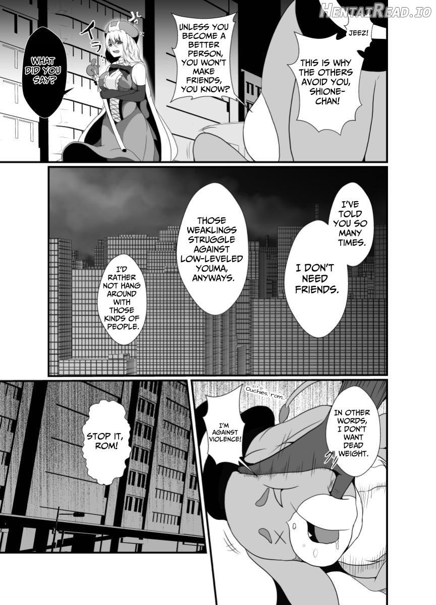 Mesugaki Mahou Shoujo wa Daikkirai na Zako Youma ni Karada o Torikomareta node Kankaku Shadan no Mahou o Tsukatte Asa made Taeru Chapter 1 - page 4