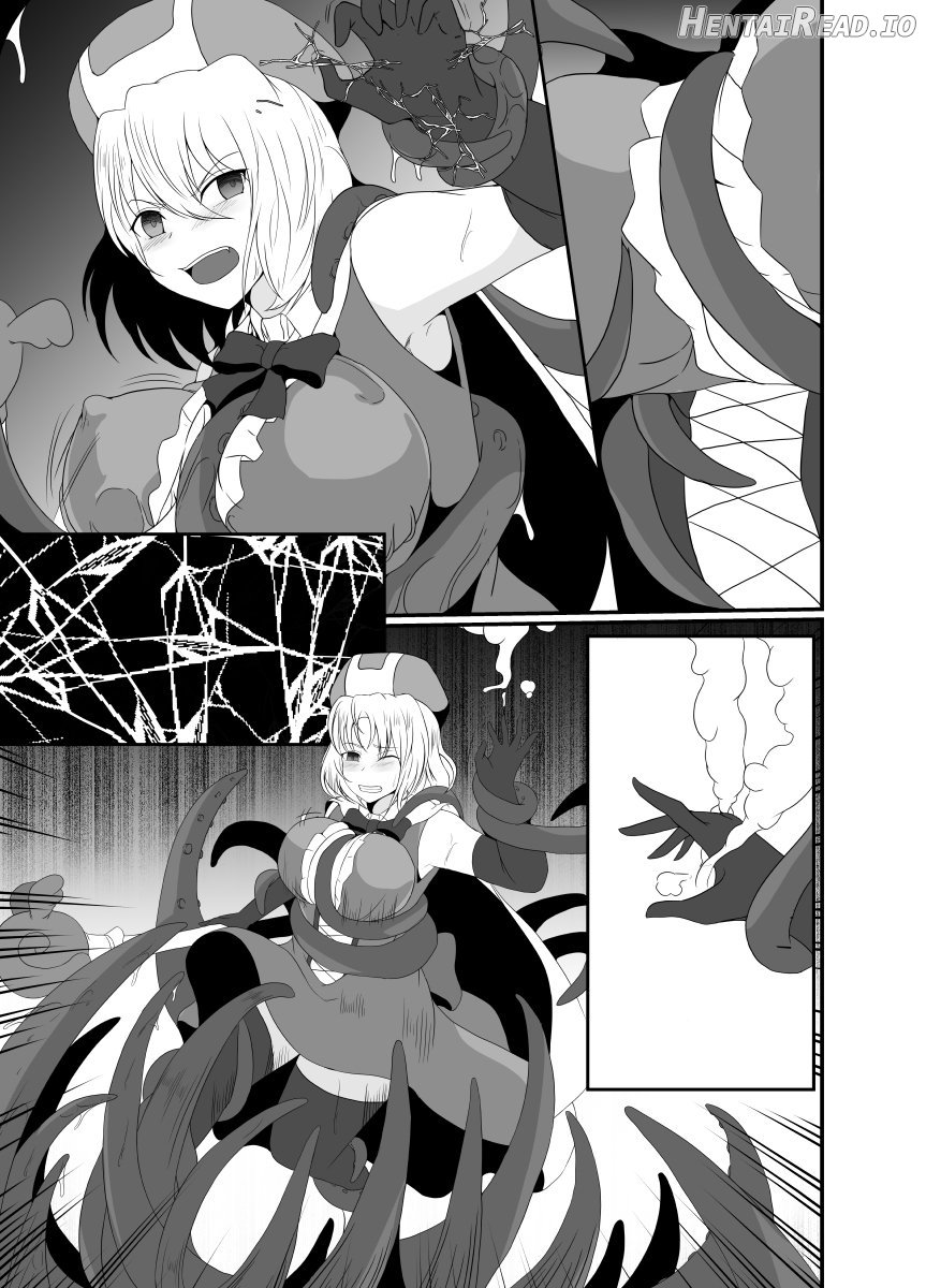 Mesugaki Mahou Shoujo wa Daikkirai na Zako Youma ni Karada o Torikomareta node Kankaku Shadan no Mahou o Tsukatte Asa made Taeru Chapter 1 - page 58