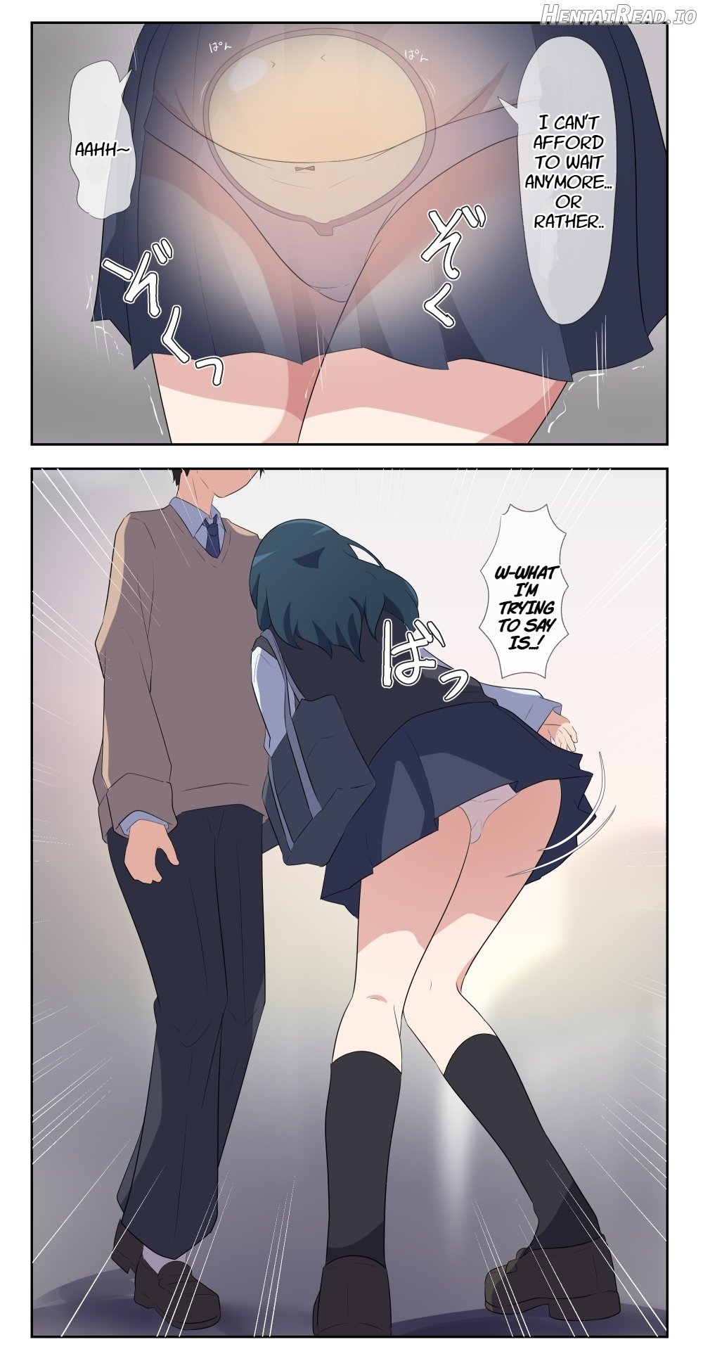 Desperate Girl wets herself due to being teased by her pee-loving boyfriend Chapter 1 - page 6