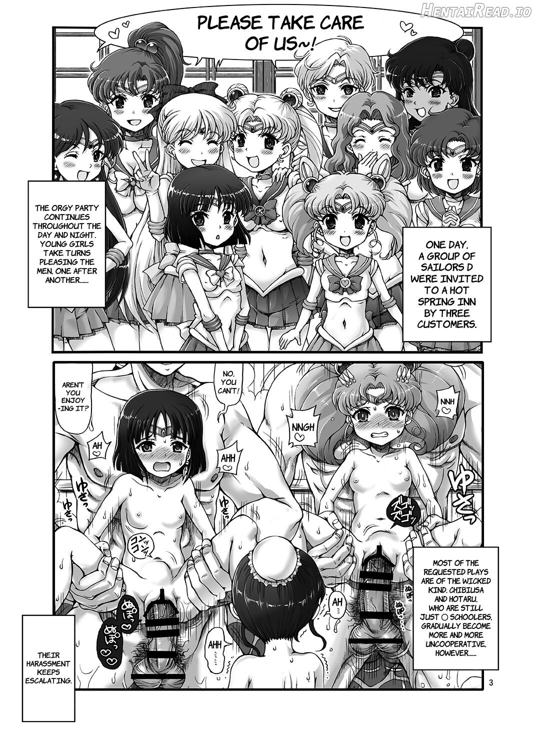 Sailor Delivery Health All Stars ~Chibikko Ame-foot Bu Nikutai Settai Hen~ Chapter 1 - page 3