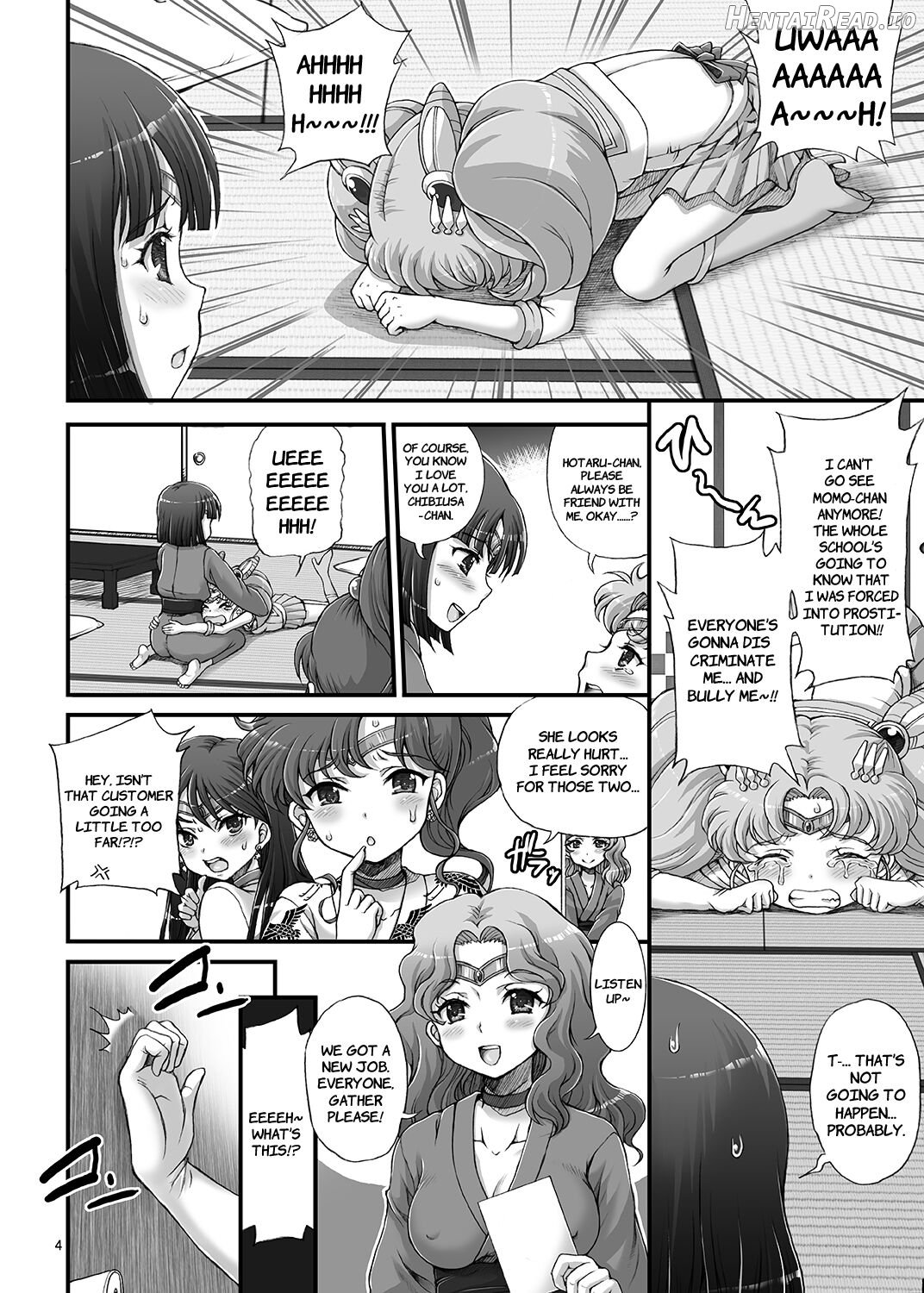 Sailor Delivery Health All Stars ~Chibikko Ame-foot Bu Nikutai Settai Hen~ Chapter 1 - page 4