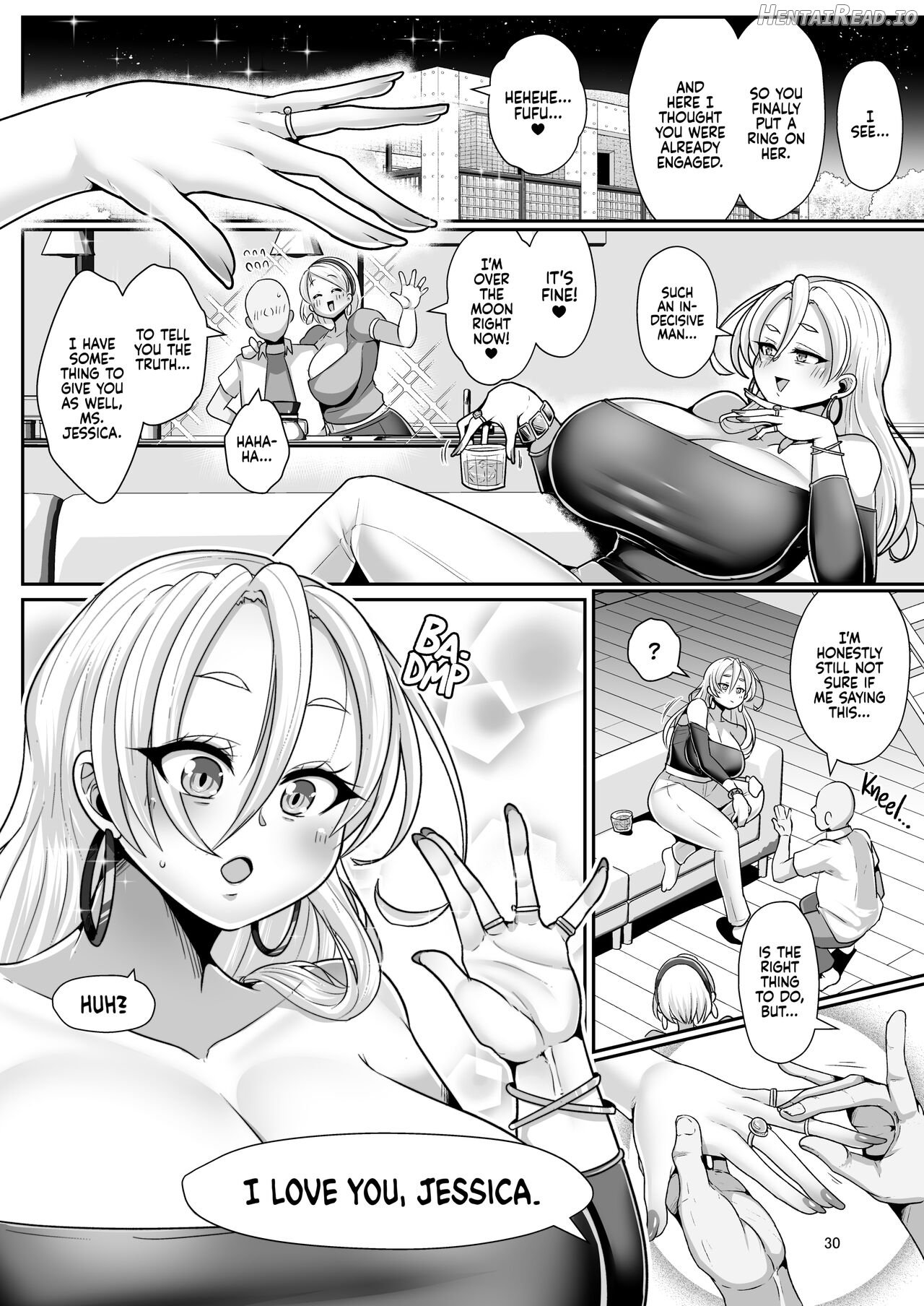 H Daisuki Kinpatsu Hakujin Bakunyuu Ryuugakusei ga Tonari no Heya ni Hikkoshite Kita!! 3 ~ Chapter 1 - page 31