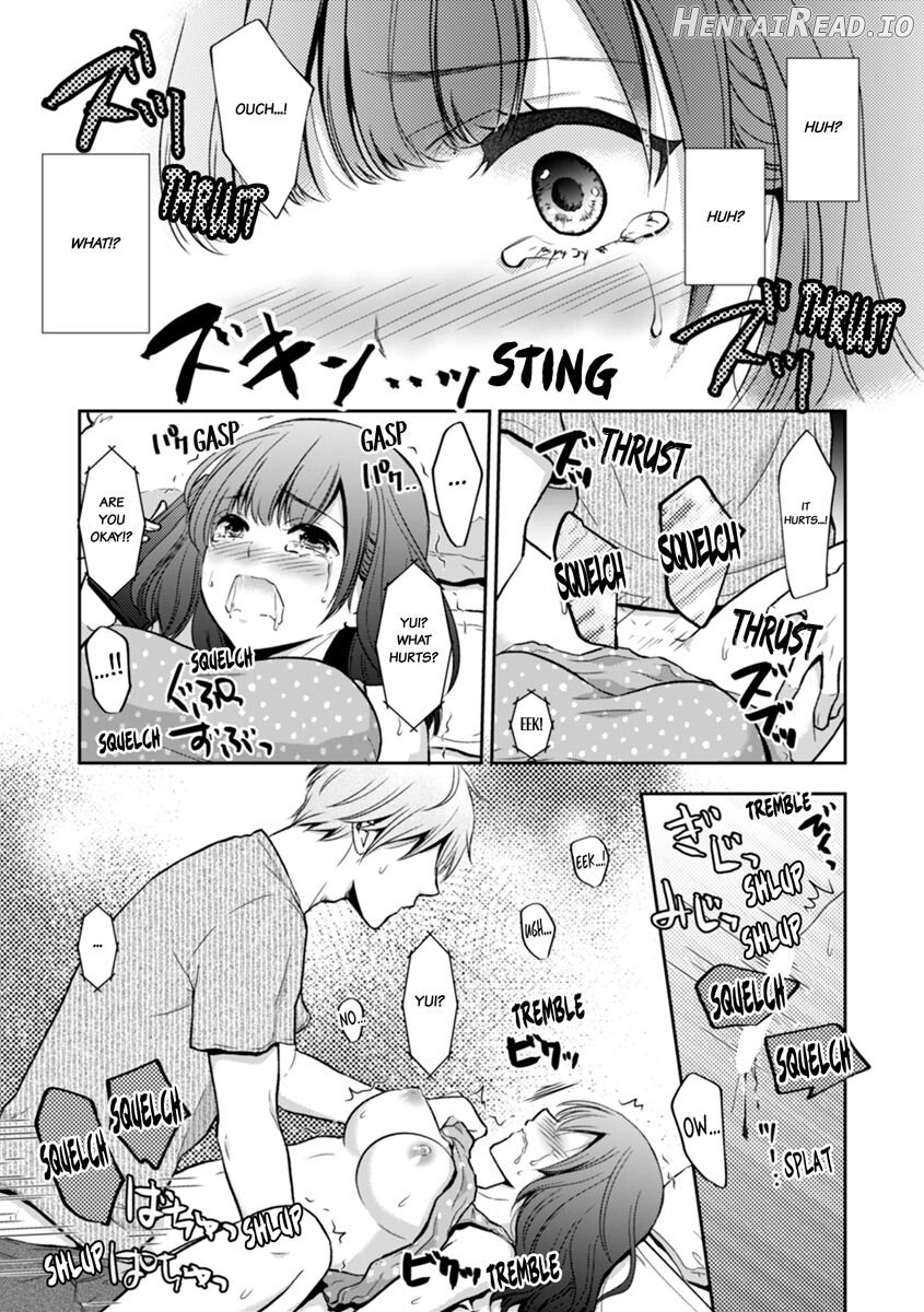 "Sex no Benkyou Shiyokka?" Kareshi ga Iru no ni Itoko kara Shojo wo Ubaware Zecchou Shidou 1-5 Chapter 1-5 - page 46