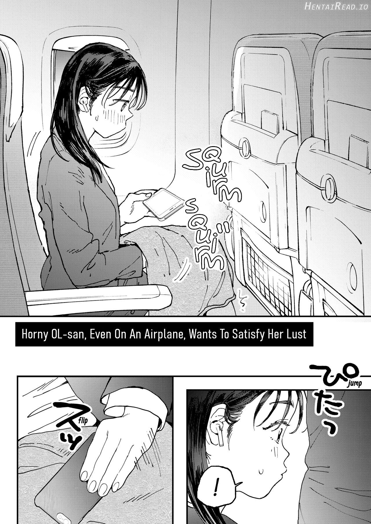 Muramura OL-san wa Hikouki no Naka demo Seiyoku o Mitashitai Chapter 1 - page 3