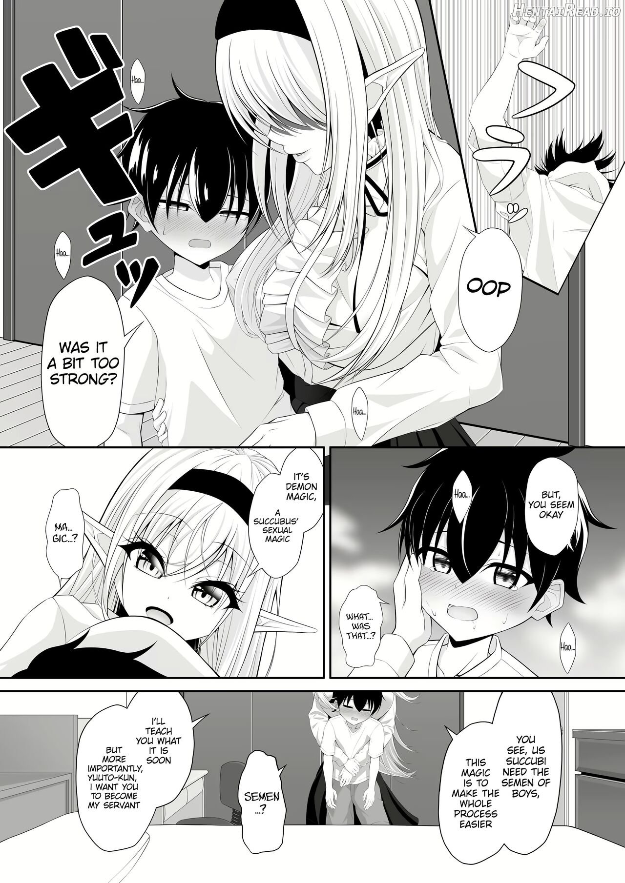 A Oneshota Where a Shotacon Succubus Targets a Boy She Took a Liking To Chapter 1 - page 15