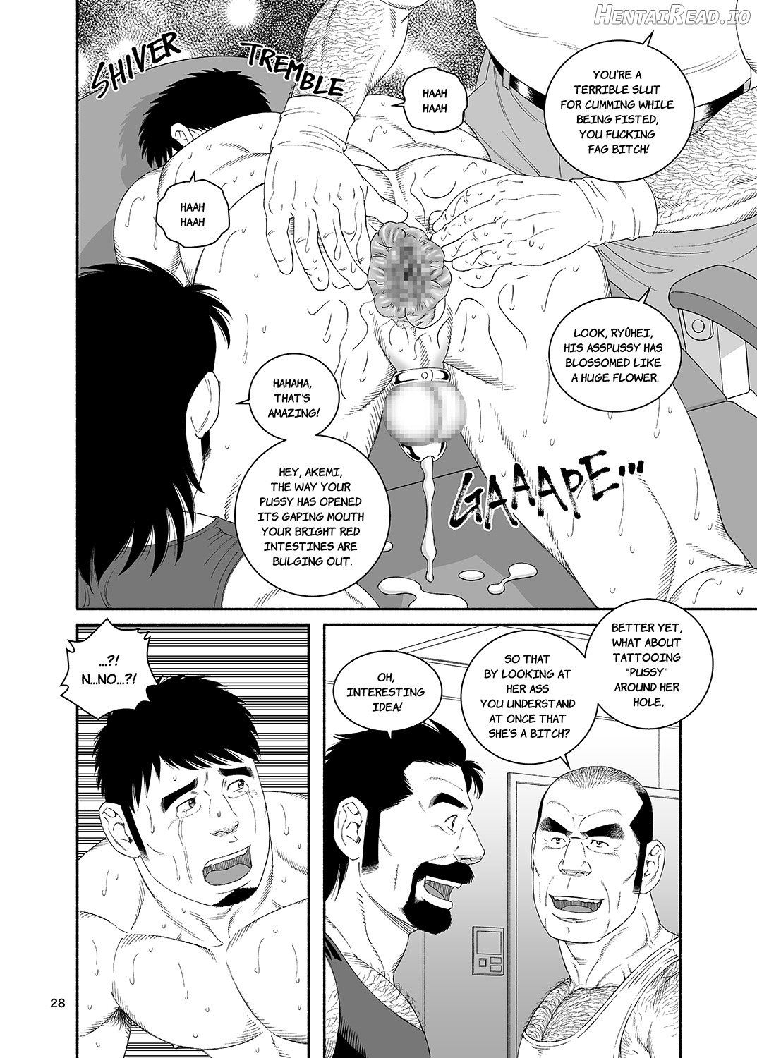 COCKSUCKER I Got Turned into My Best Friend's Father's Bitch 4 Chapter 1 - page 28