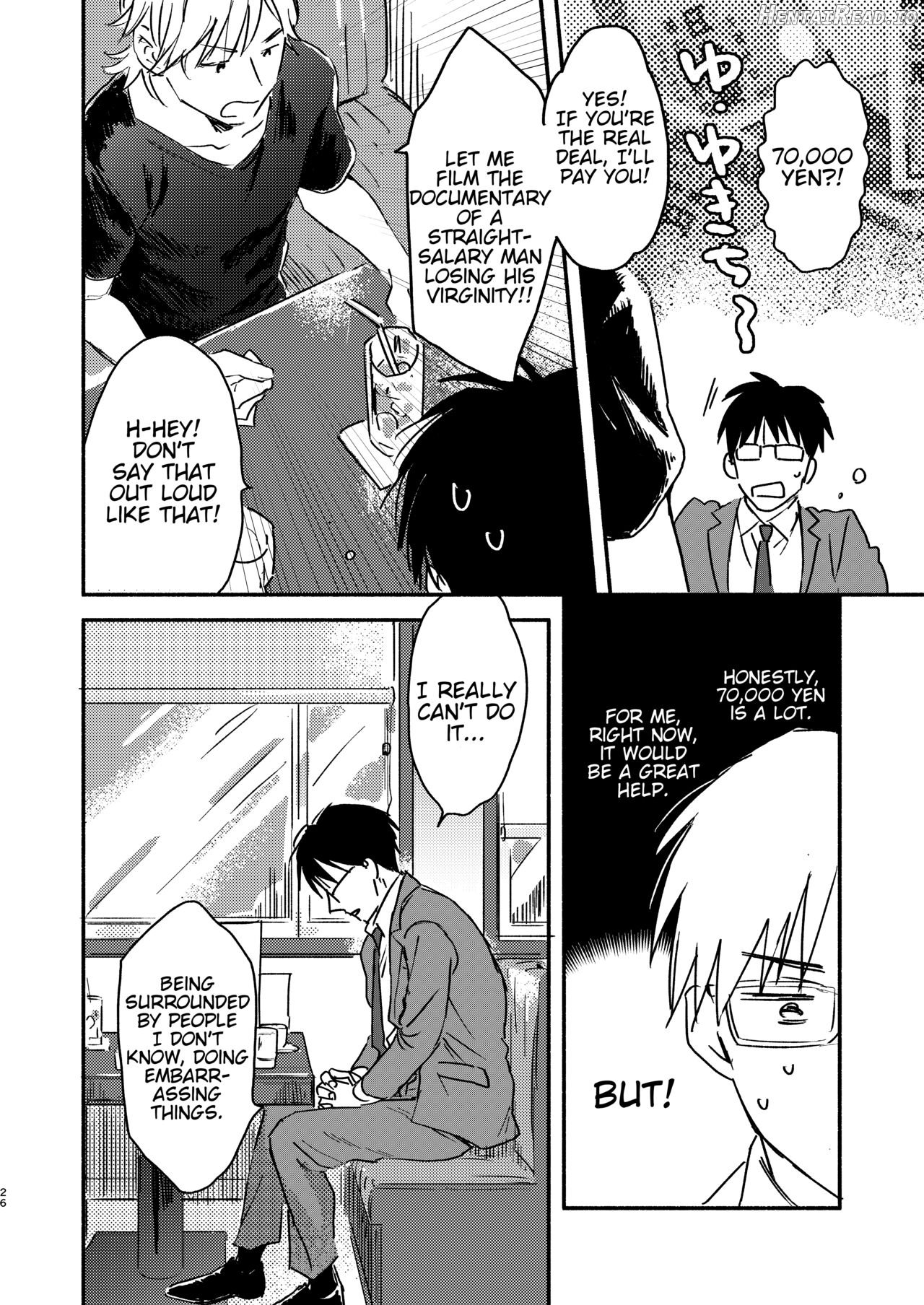 Having Sex With the Straight Salaryman by Dangling a Reward for Him Chapter 1 - page 26