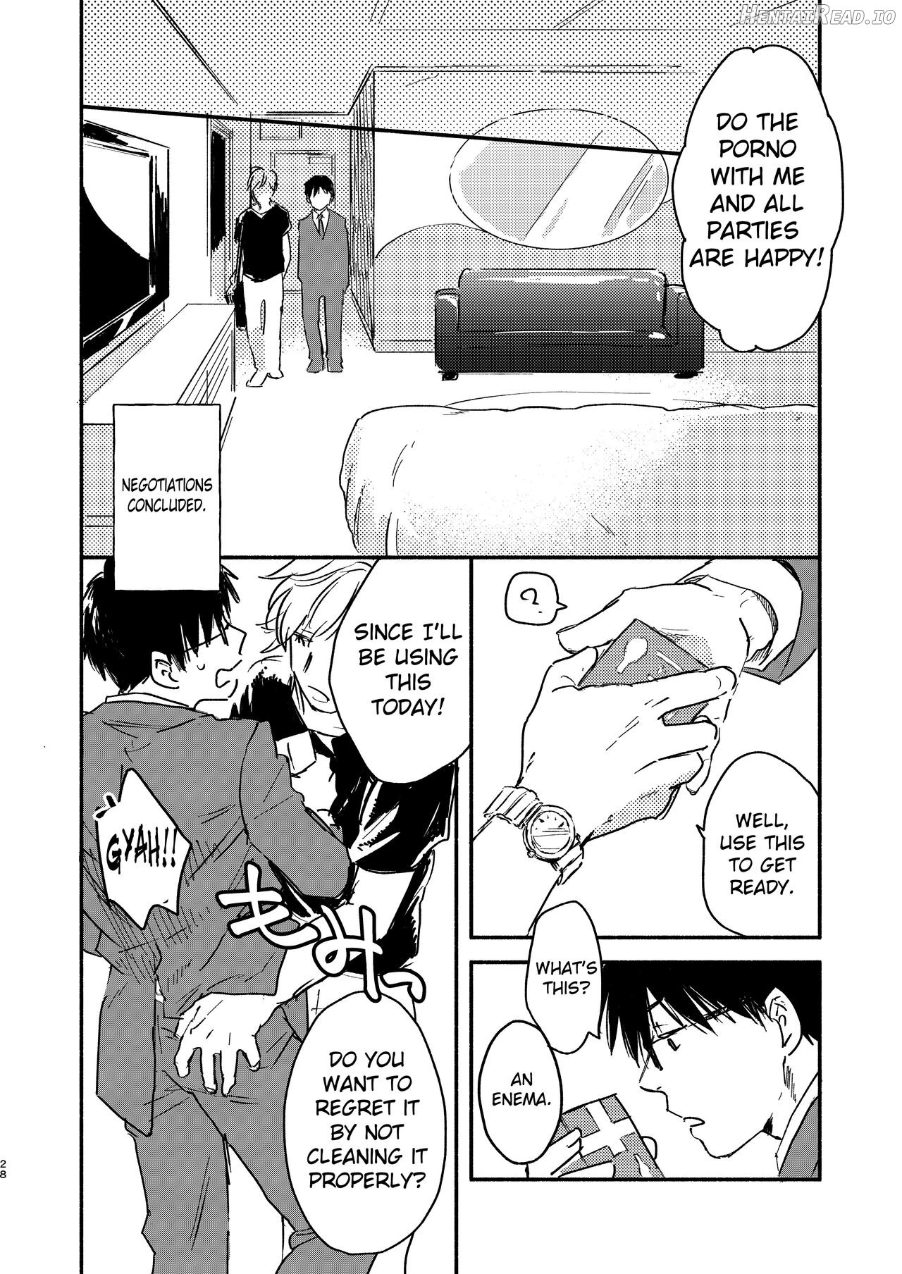 Having Sex With the Straight Salaryman by Dangling a Reward for Him Chapter 1 - page 28