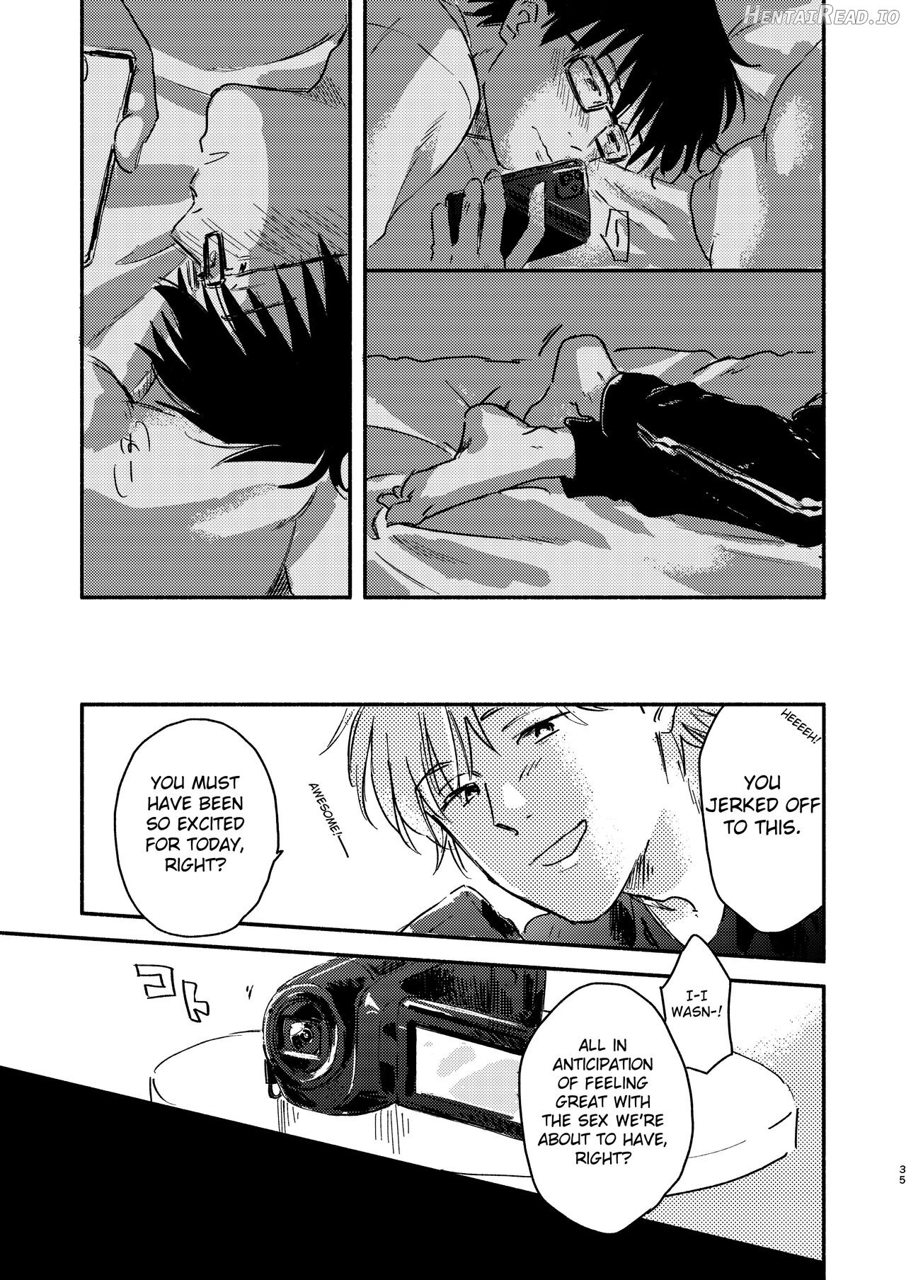 Having Sex With the Straight Salaryman by Dangling a Reward for Him Chapter 1 - page 35