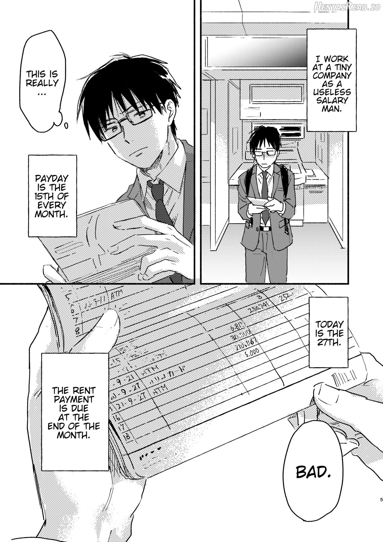 Having Sex With the Straight Salaryman by Dangling a Reward for Him Chapter 1 - page 5