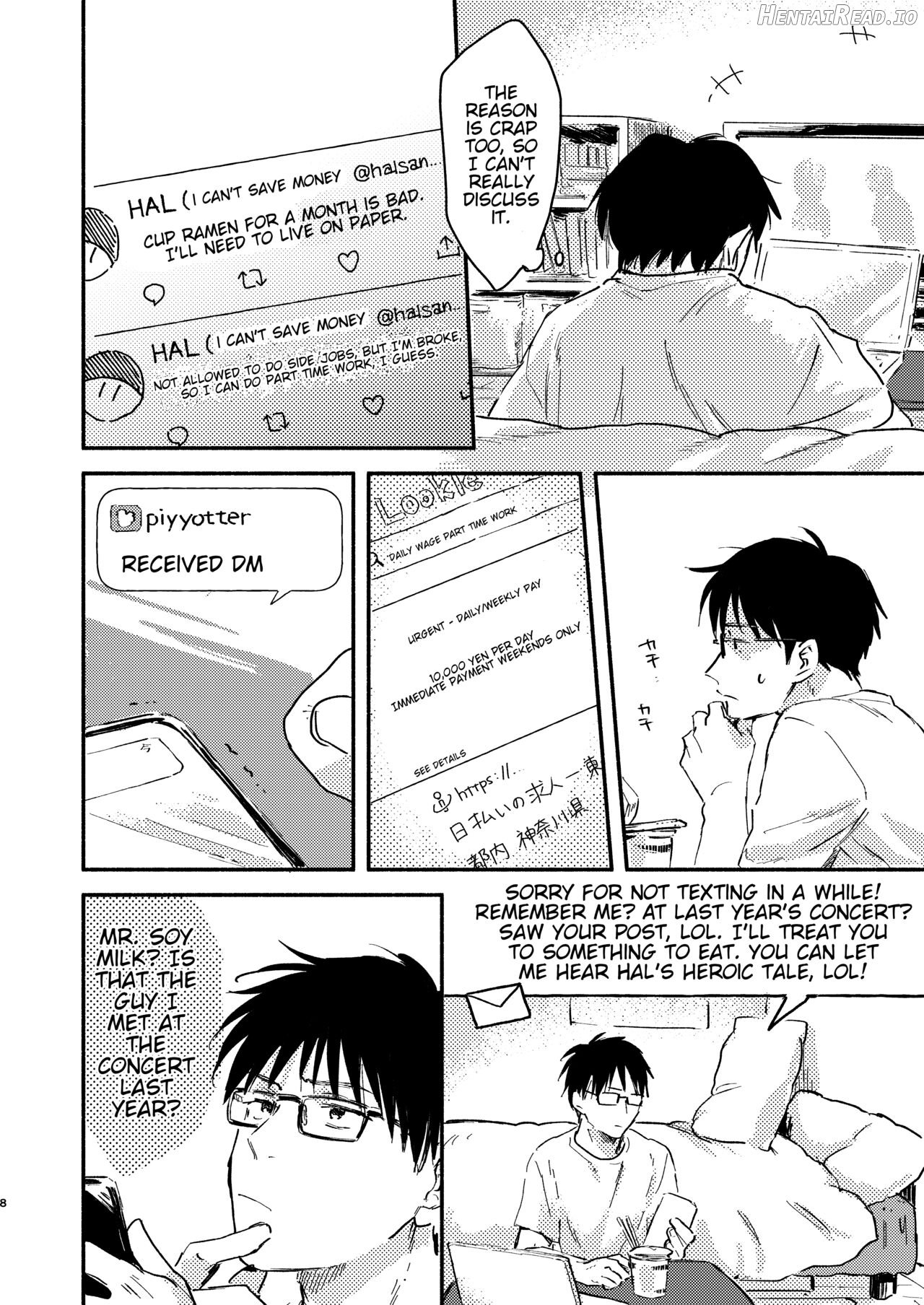 Having Sex With the Straight Salaryman by Dangling a Reward for Him Chapter 1 - page 8