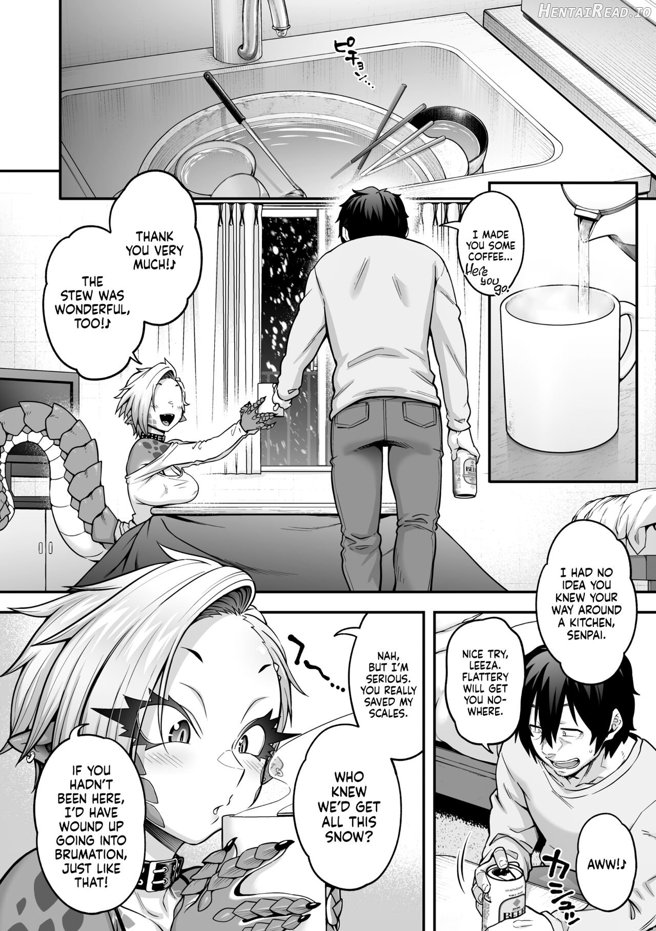 Yukifuru Yoru no Reptile Reptile on a Snowy Night Chapter 1 - page 4