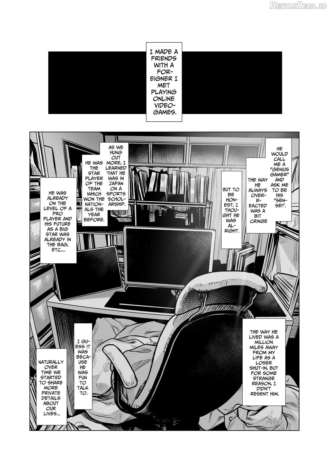 Ryuugakusei D-kun no Seishori Jijou. Chapter 1 - page 2