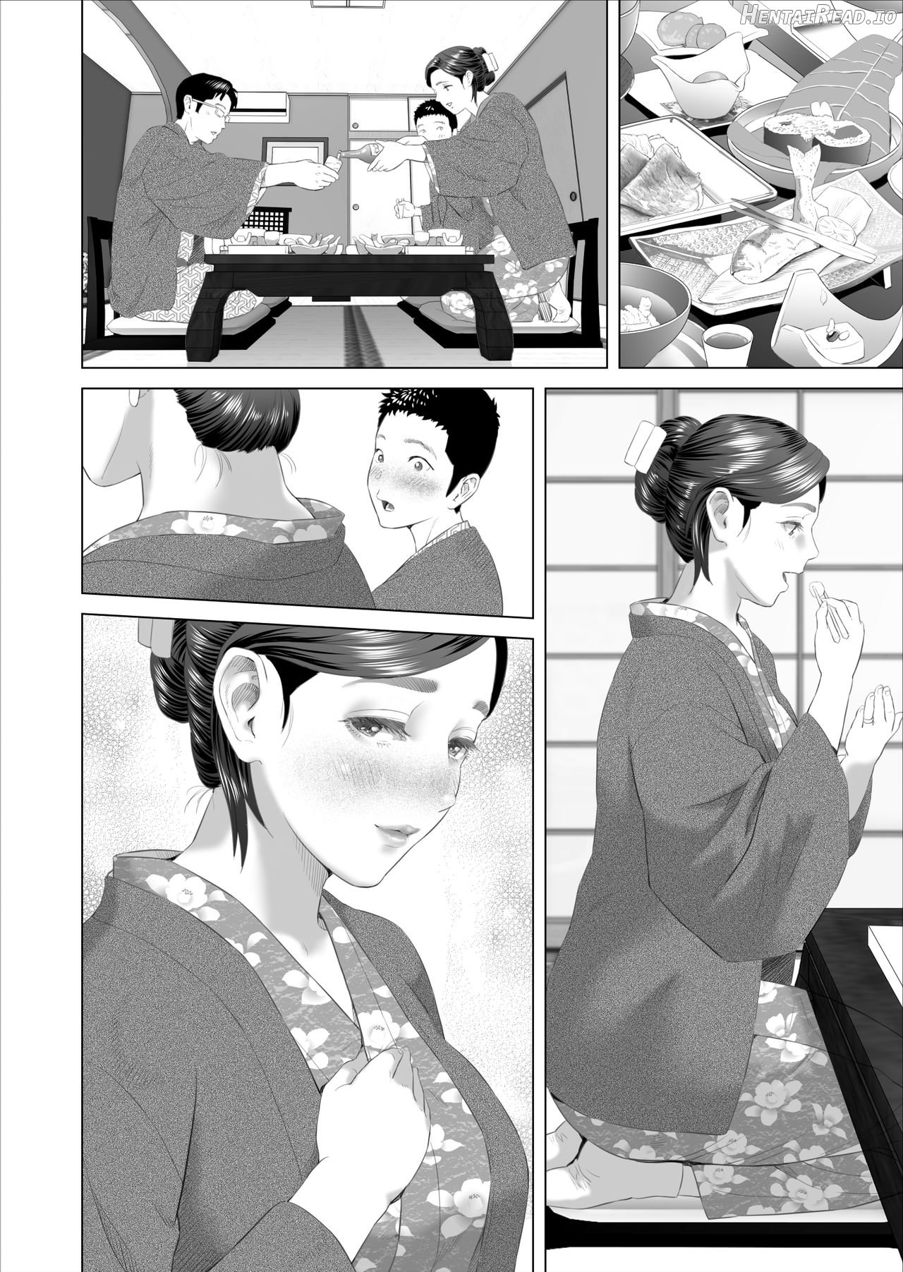 Kinjo Yuuwaku Musuko no Afureru Seiyoku o Nomihosu Haha Hen Chapter 1 - page 46