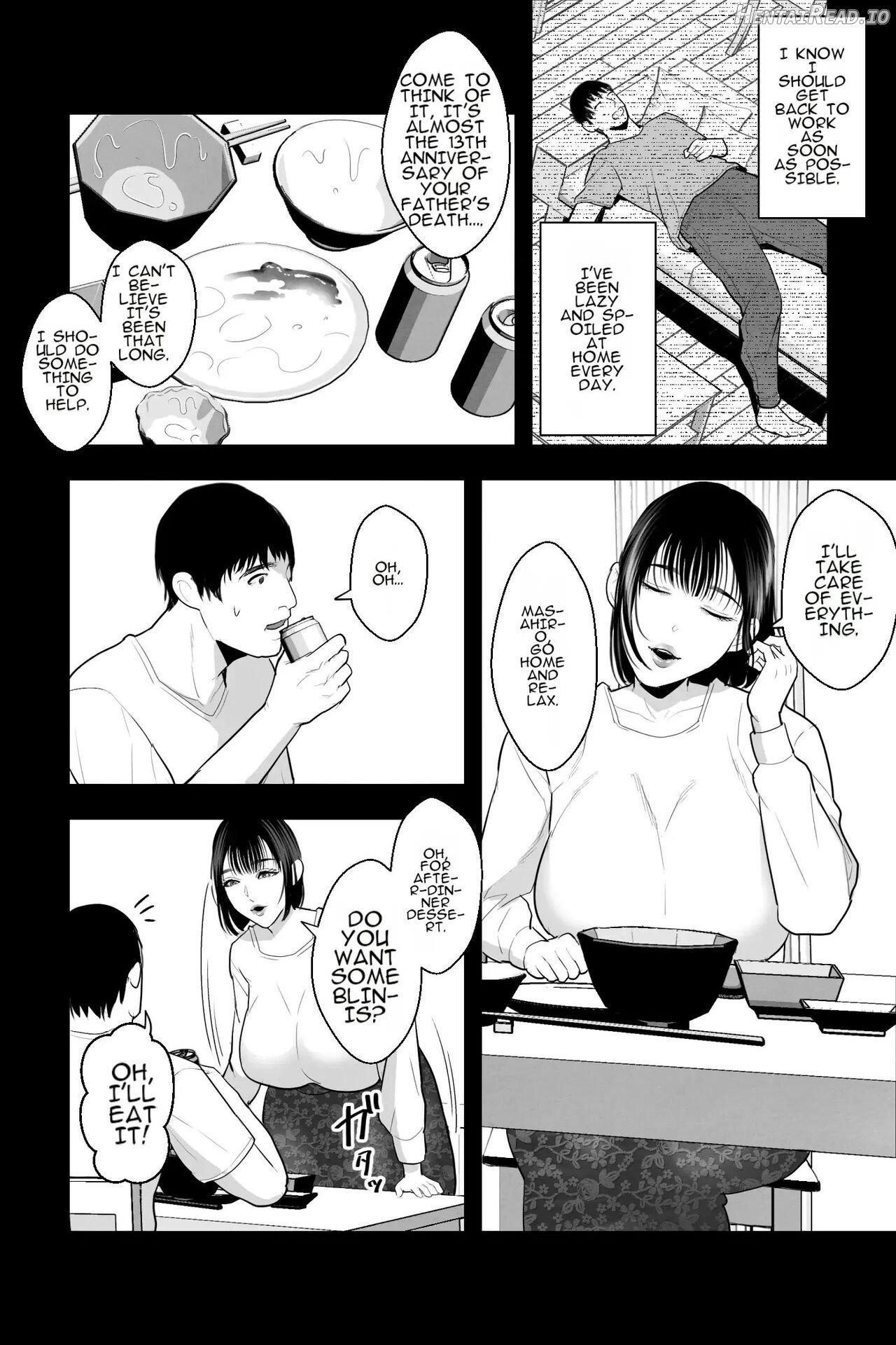 Reverting to the Womb: As a NEET, I'm Healed by Making Sweet, Creamy Love with My Busty Mother Chapter 1 - page 3