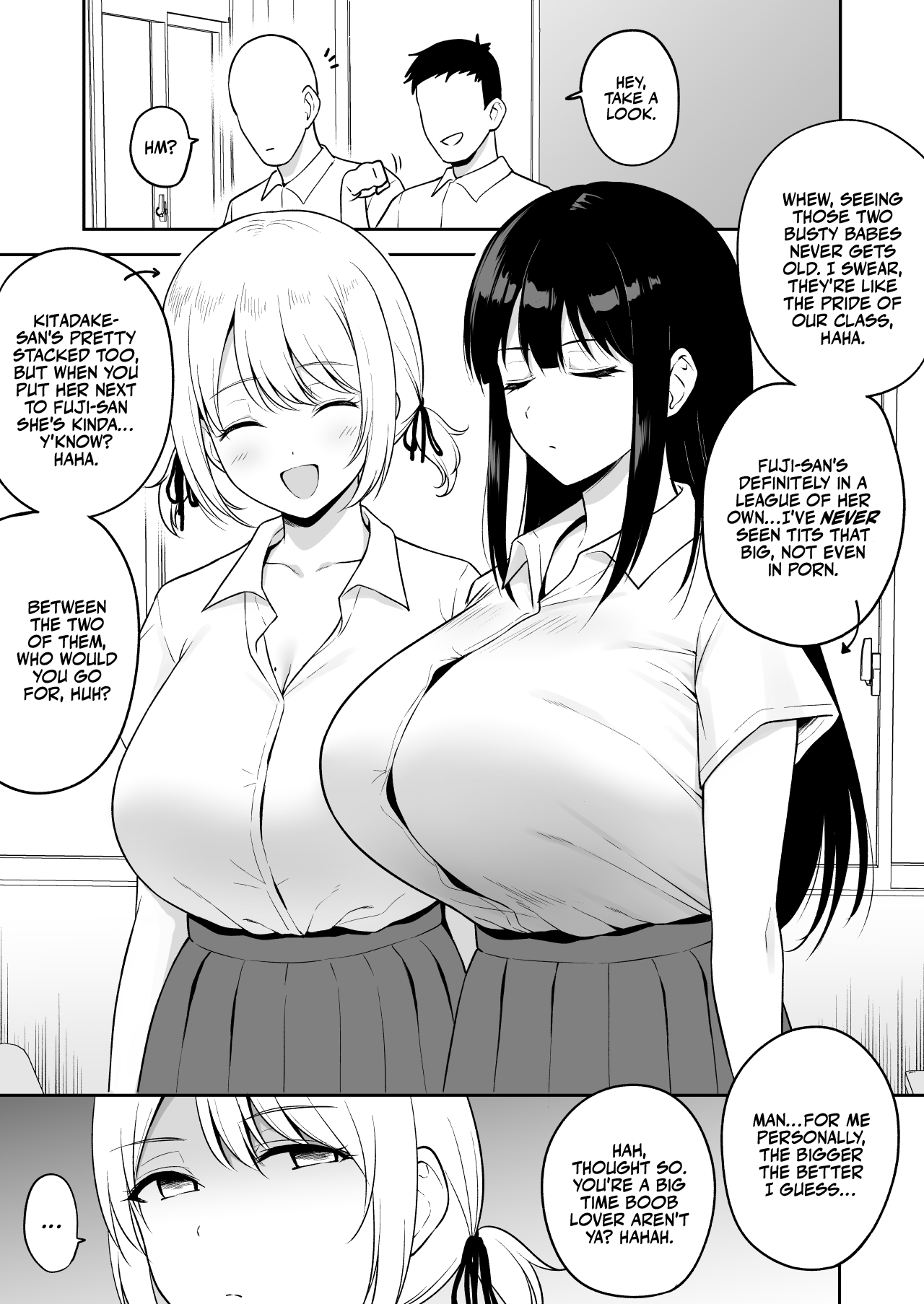 Class de Nibanme ni Oppai ga Ookii Onna Tomodachi Chapter 1 - page 1