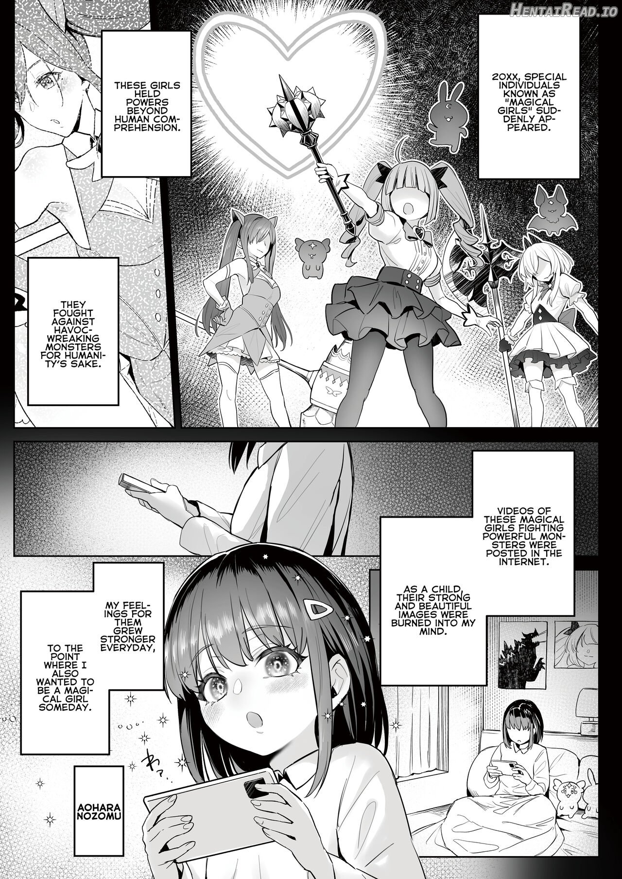 Moto Mahou Shoujo no Shigoto Hanashi Ao Chapter 1 - page 4