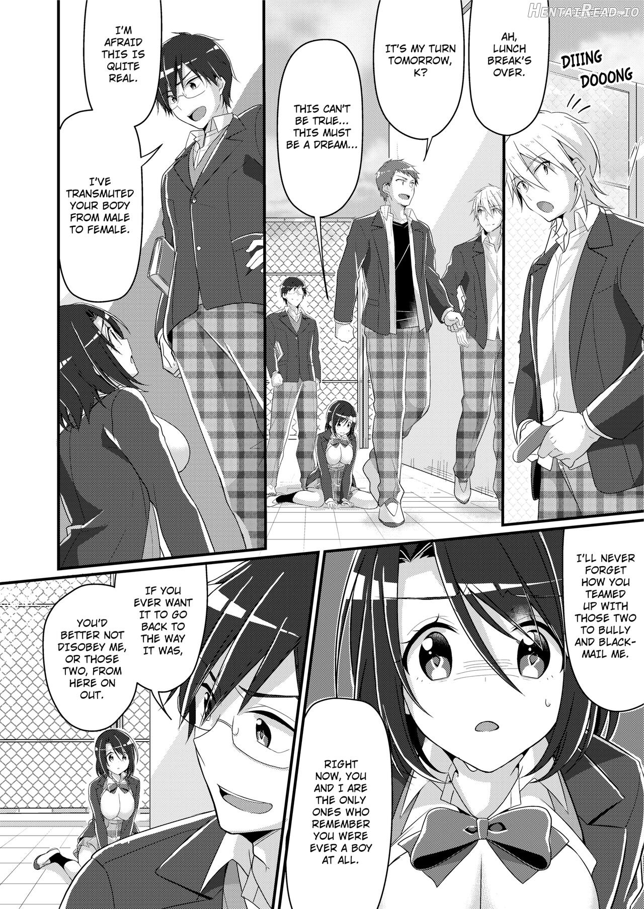 Disciplining the Ill-Mannered Class President into a Masochistic Slut Chapter 1 - page 15