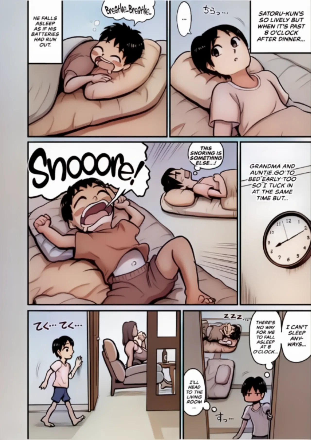 Extremely Busty Aunt Mates With Relative's Kid Chapter 1 - page 5