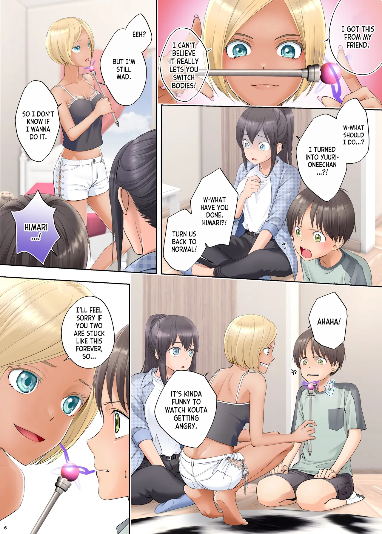 Boku Swap Ane ~Akogare no Onee-chan to Karada o Irekaerareteshimatta Boku~ Chapter 1 - page 6