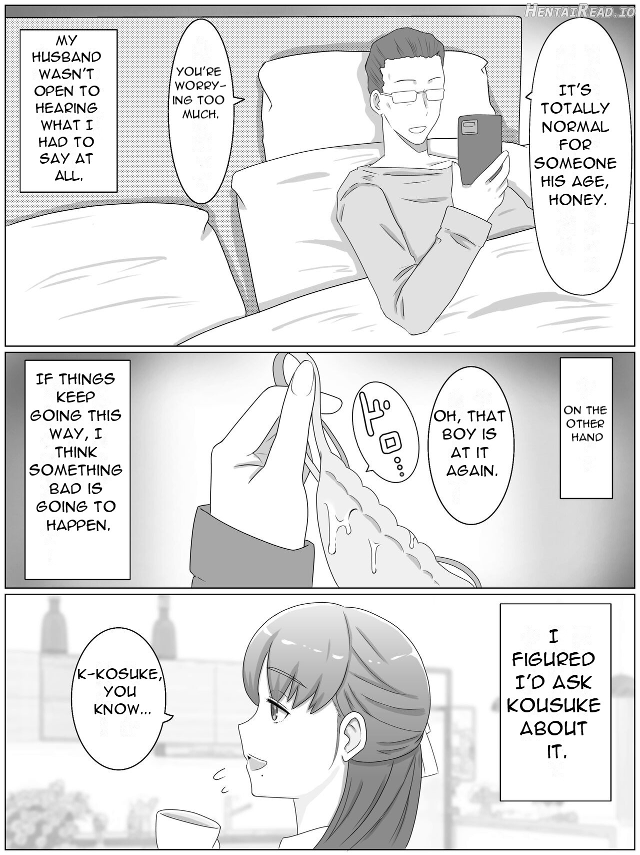 Kaa-san to Shitai Koto ~ Musuko no Kodane de Haramu Kyonyuu Haha Chapter 1 - page 5