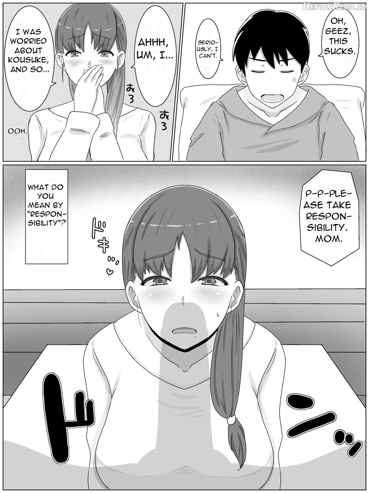 Kaa-san to Shitai Koto ~ Musuko no Kodane de Haramu Kyonyuu Haha Chapter 1 - page 8