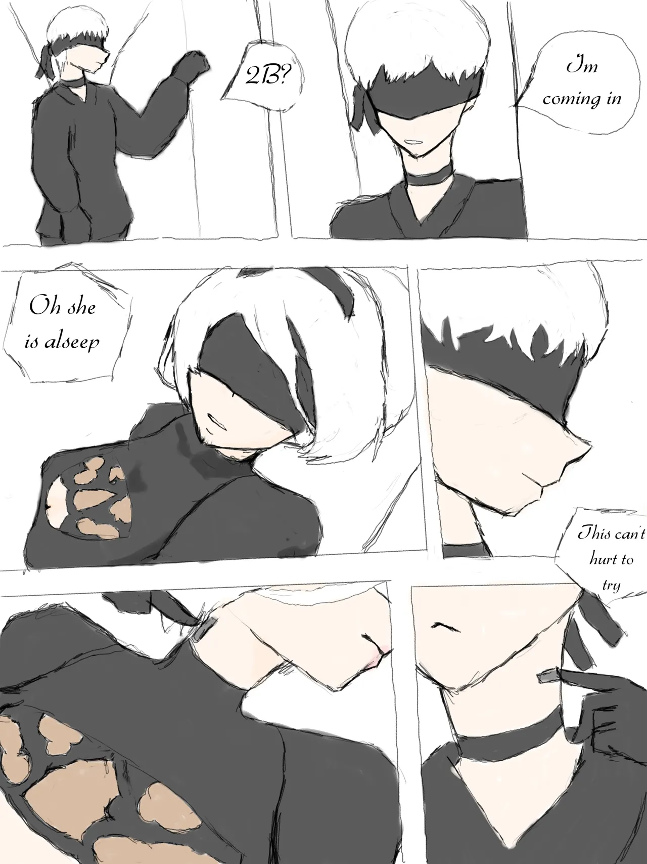 2B x 9S hentai remake Chapter 1 - page 3