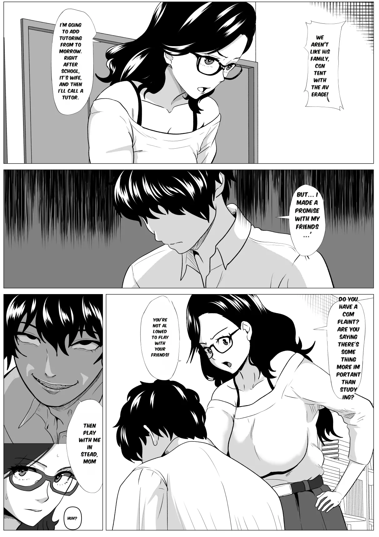 Kyōiku mama Musuko no Chinpo ni Kyōikusareru Chapter 1 - page 3