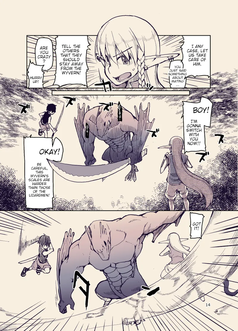 Dosukebe Elf no Ishukan Nikki 12 Chapter 1 - page 13