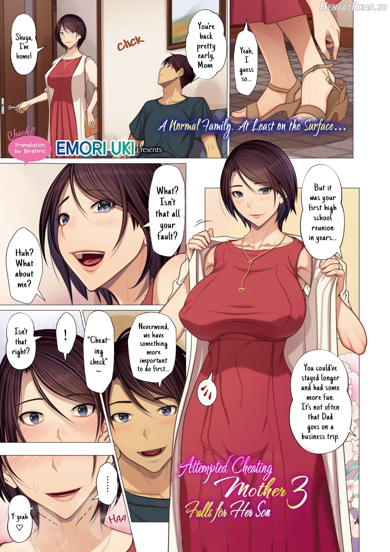 Uwaki Misui Haha wa Musuko ni Ochiru Chapter 3 - page 1