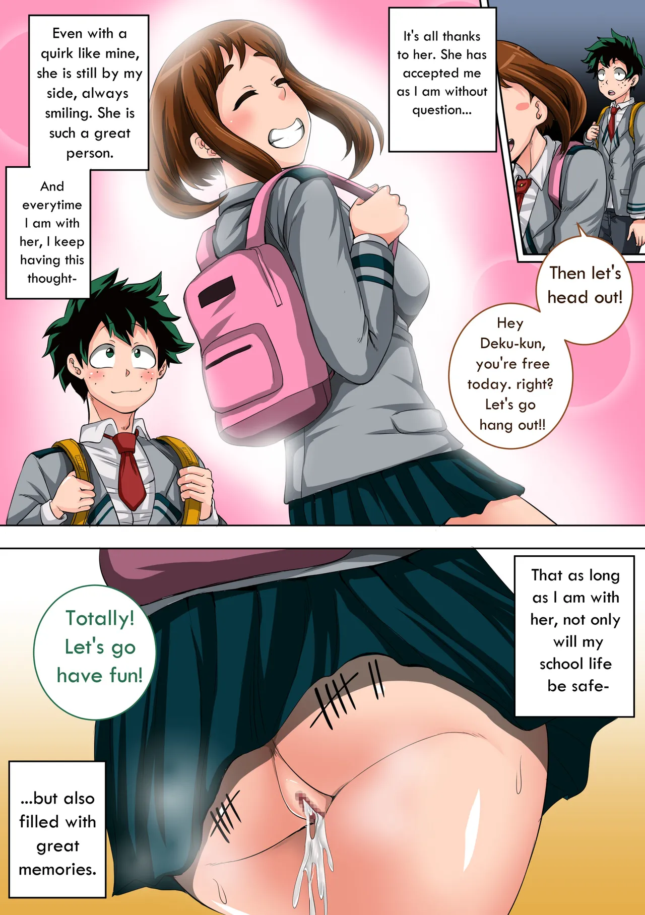 [Juicebox Koujou Boku No Harem Academia "Bakugou Mama to no Natsuyasumi Kouhen Ge" Chapter 1 - page 130