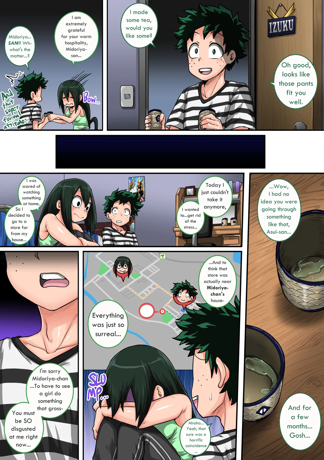 [Juicebox Koujou Boku No Harem Academia "Bakugou Mama to no Natsuyasumi Kouhen Ge" Chapter 1 - page 354