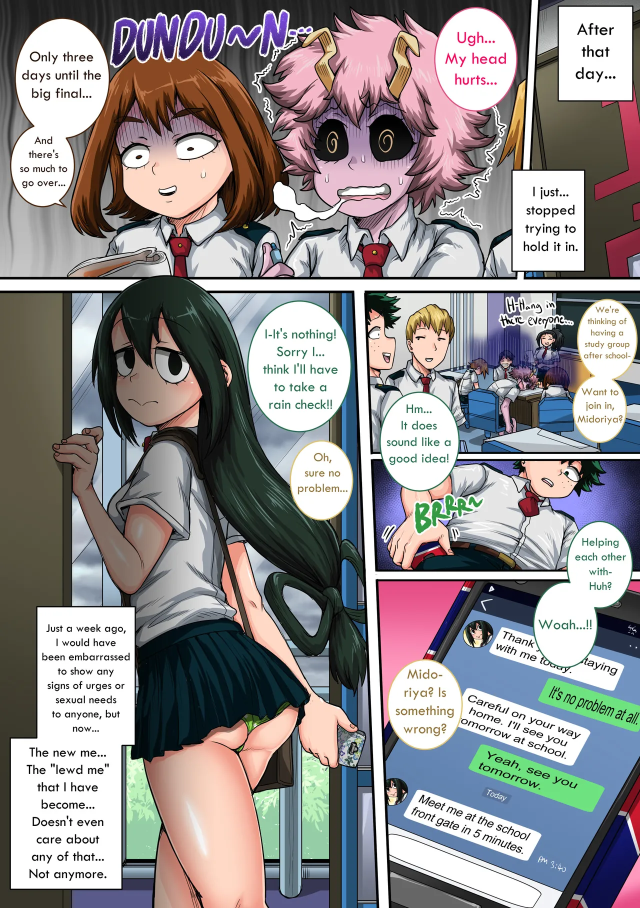 [Juicebox Koujou Boku No Harem Academia "Bakugou Mama to no Natsuyasumi Kouhen Ge" Chapter 1 - page 377