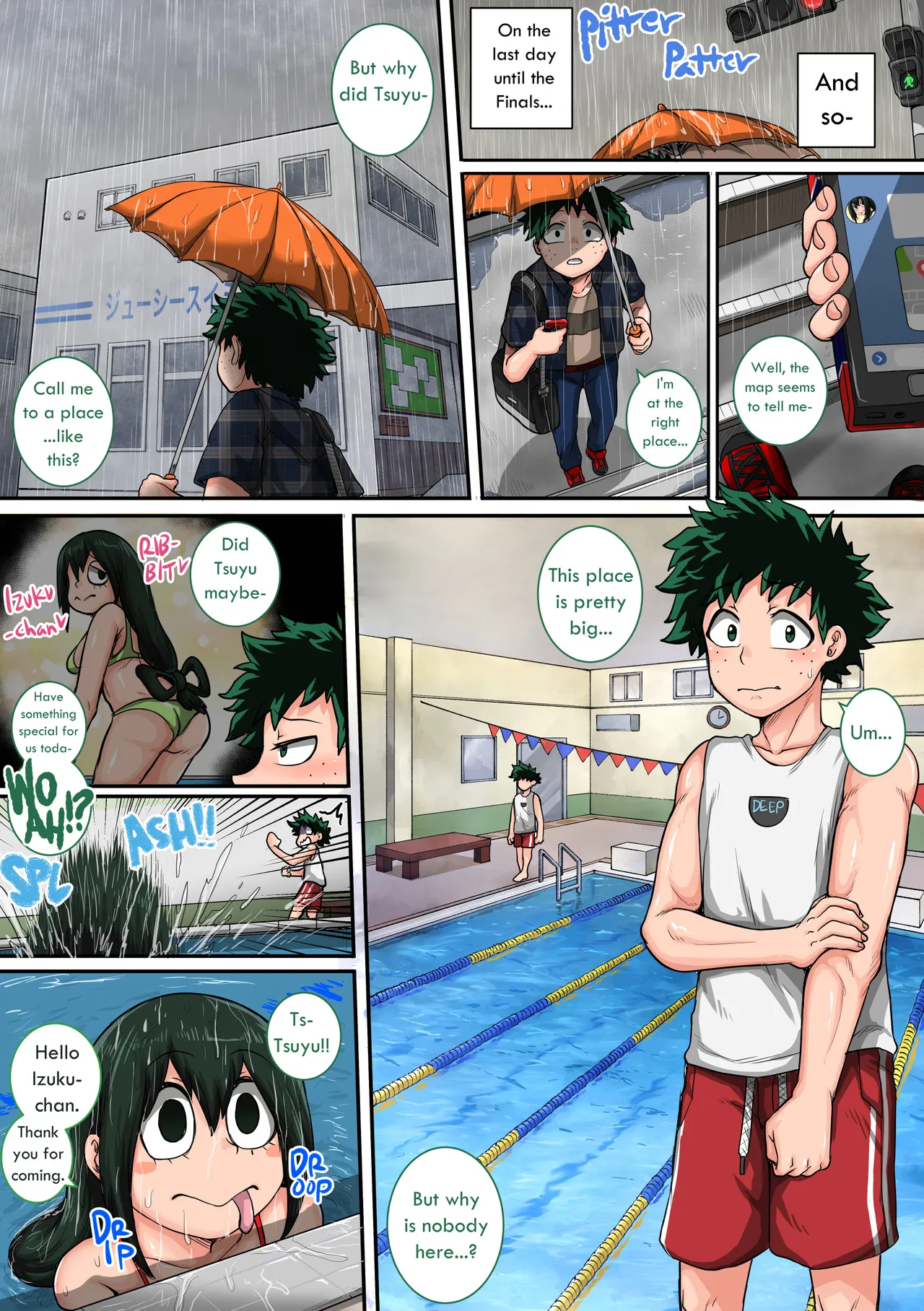 [Juicebox Koujou Boku No Harem Academia "Bakugou Mama to no Natsuyasumi Kouhen Ge" Chapter 1 - page 387