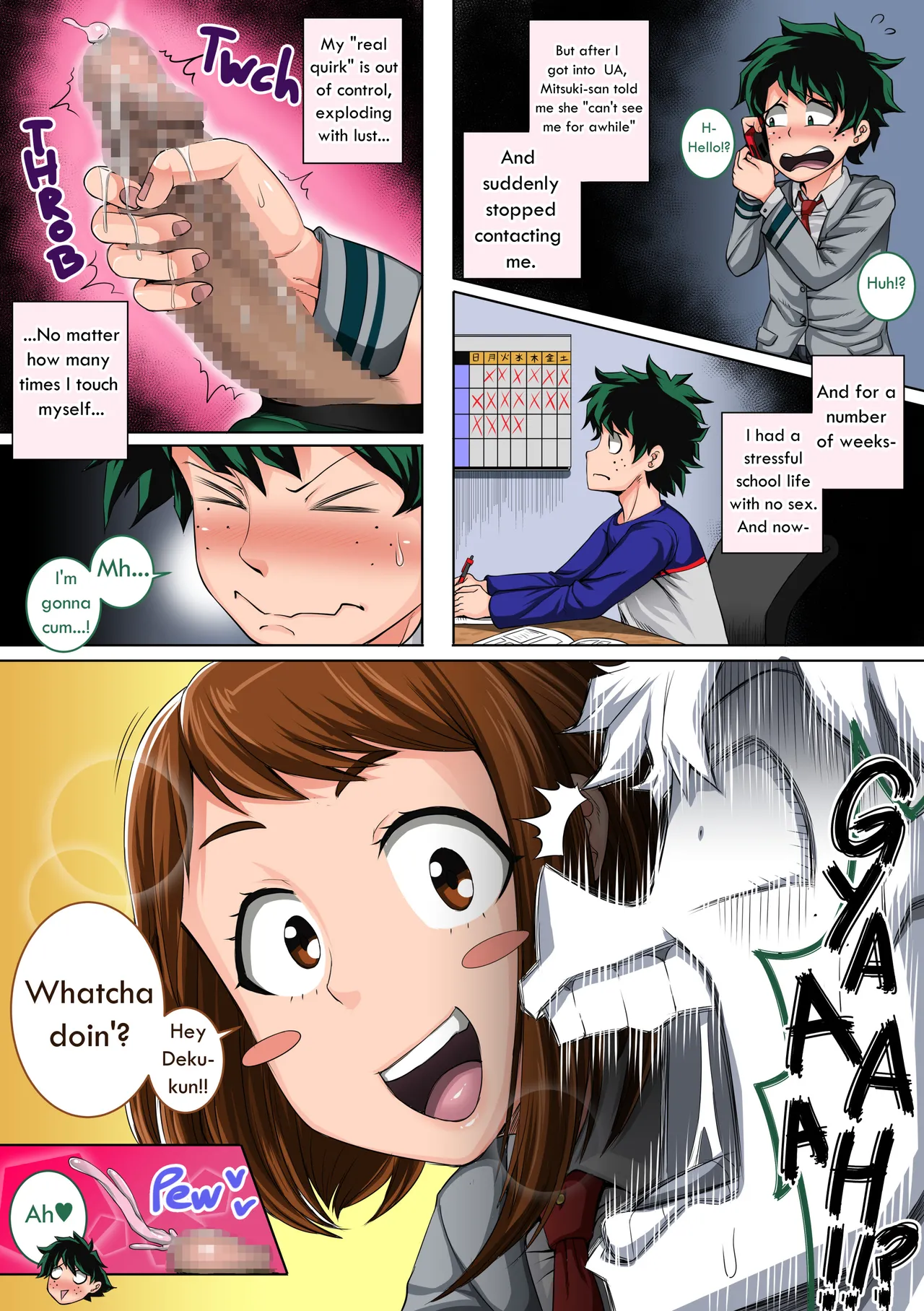 [Juicebox Koujou Boku No Harem Academia "Bakugou Mama to no Natsuyasumi Kouhen Ge" Chapter 1 - page 82