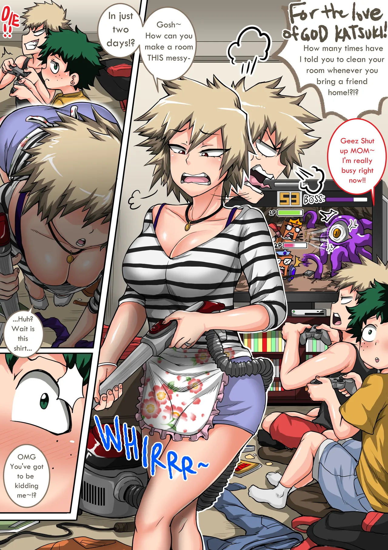 [Juicebox Koujou Boku No Harem Academia "Bakugou Mama to no Natsuyasumi Kouhen Ge" Chapter 2 - page 32