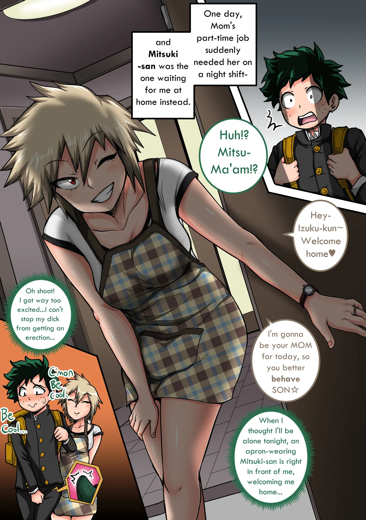 [Juicebox Koujou Boku No Harem Academia "Bakugou Mama to no Natsuyasumi Kouhen Ge" Chapter 2 - page 50