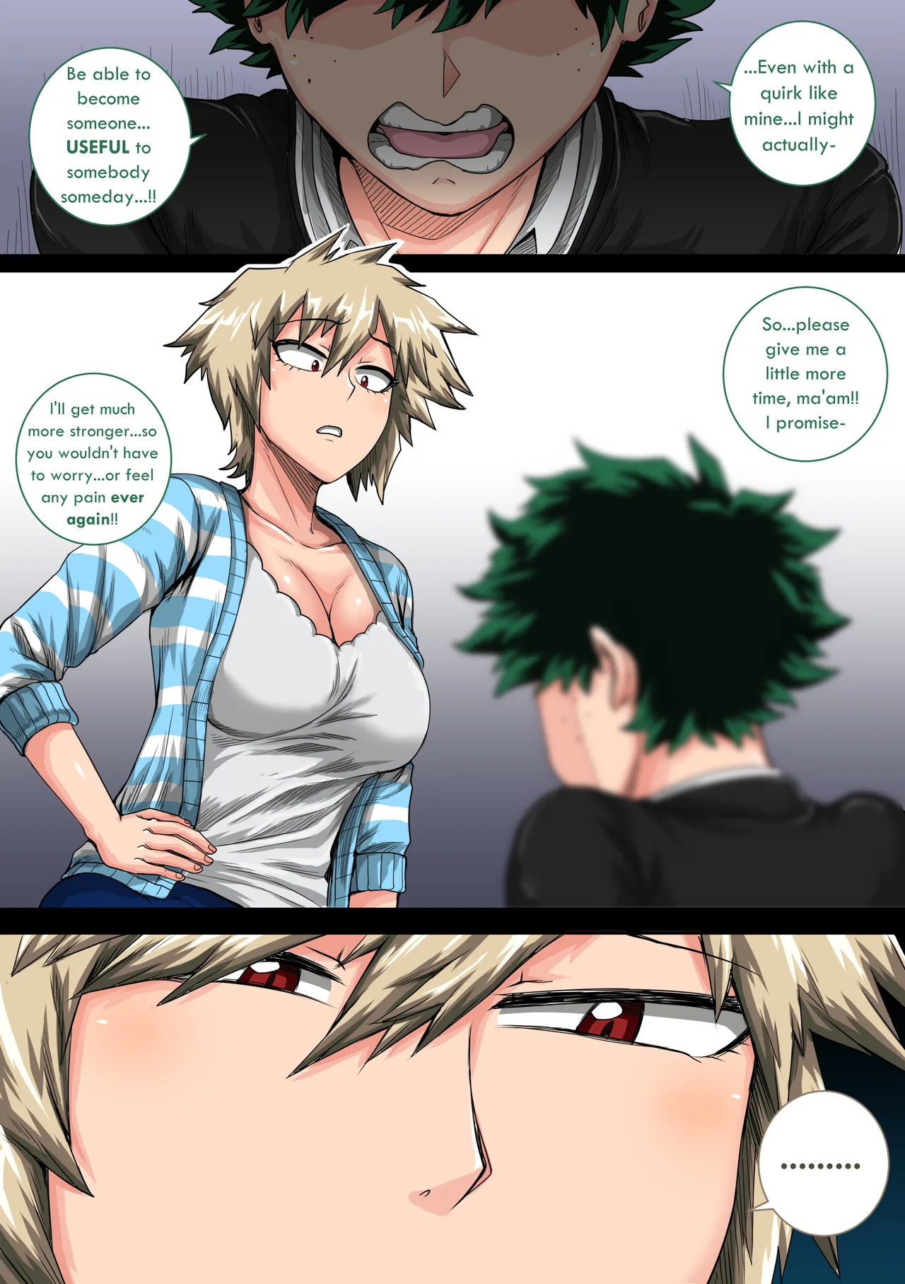 [Juicebox Koujou Boku No Harem Academia "Bakugou Mama to no Natsuyasumi Kouhen Ge" Chapter 2 - page 156