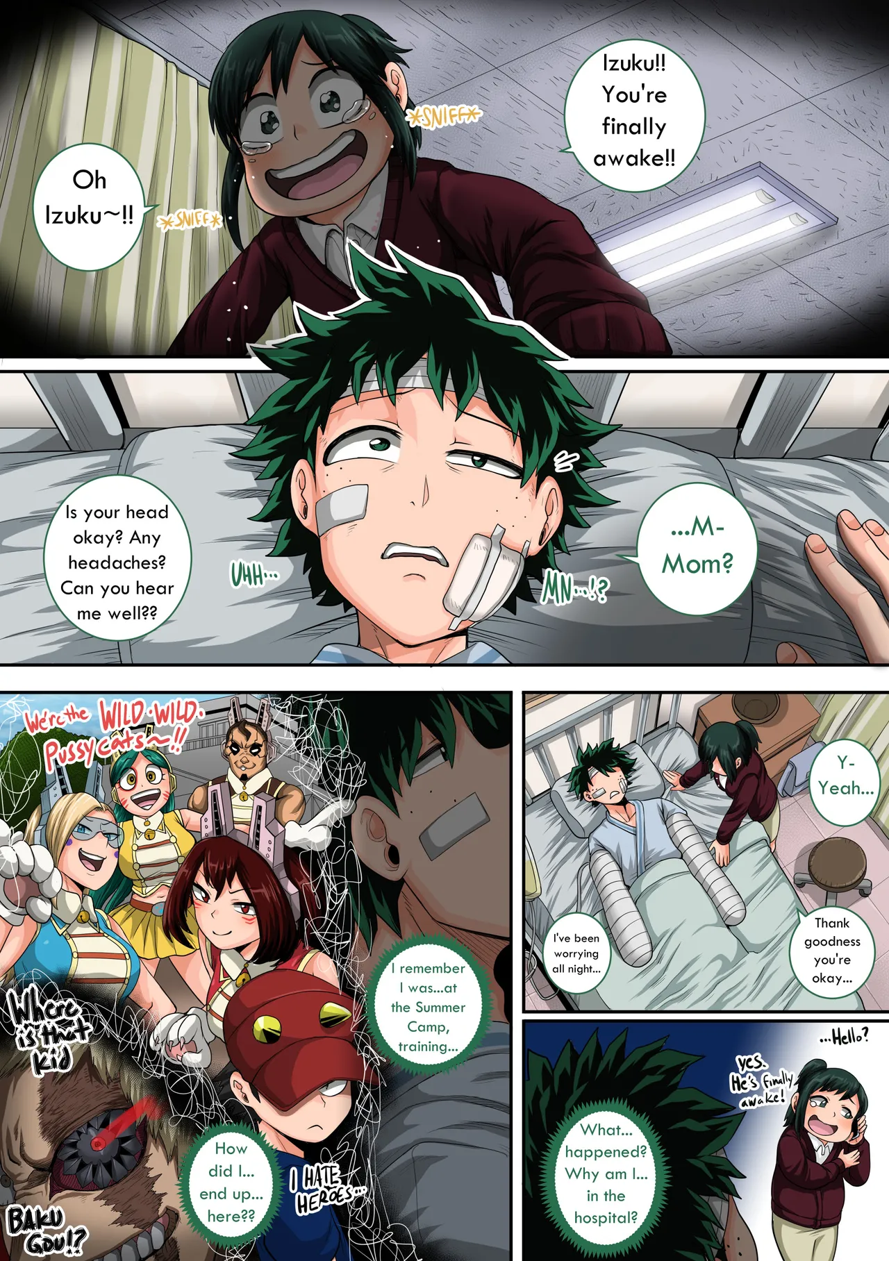 [Juicebox Koujou Boku No Harem Academia "Bakugou Mama to no Natsuyasumi Kouhen Ge" Chapter 2 - page 299