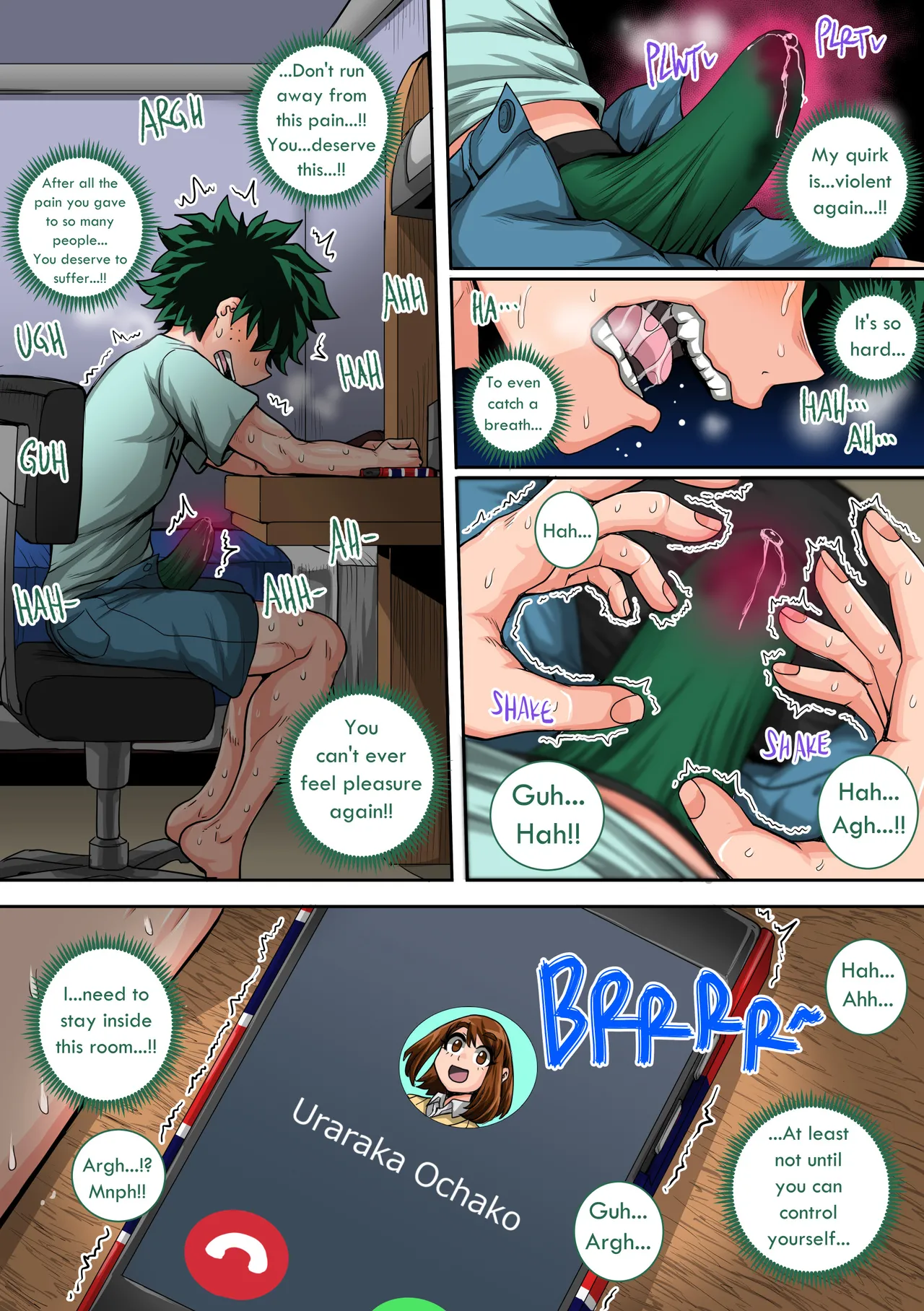 [Juicebox Koujou Boku No Harem Academia "Bakugou Mama to no Natsuyasumi Kouhen Ge" Chapter 2 - page 309