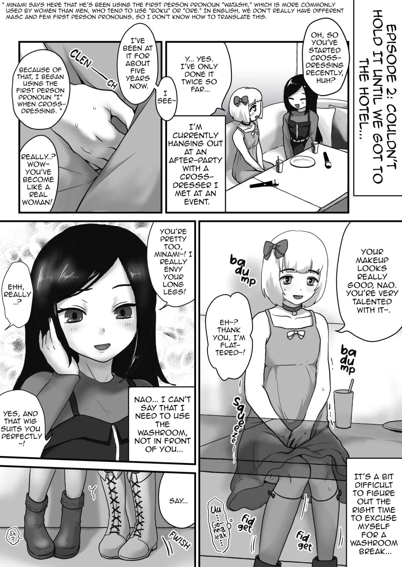 Femboys Wetting Themselves Chapter 1 - page 9