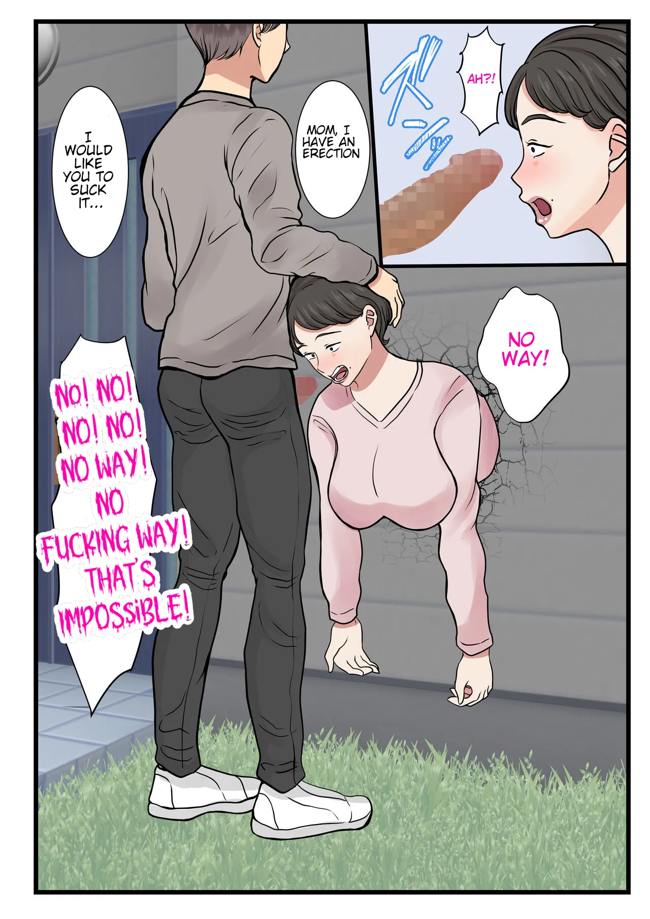 The day my mom got stuck in the wall and couldn't move... Chapter 1 - page 17