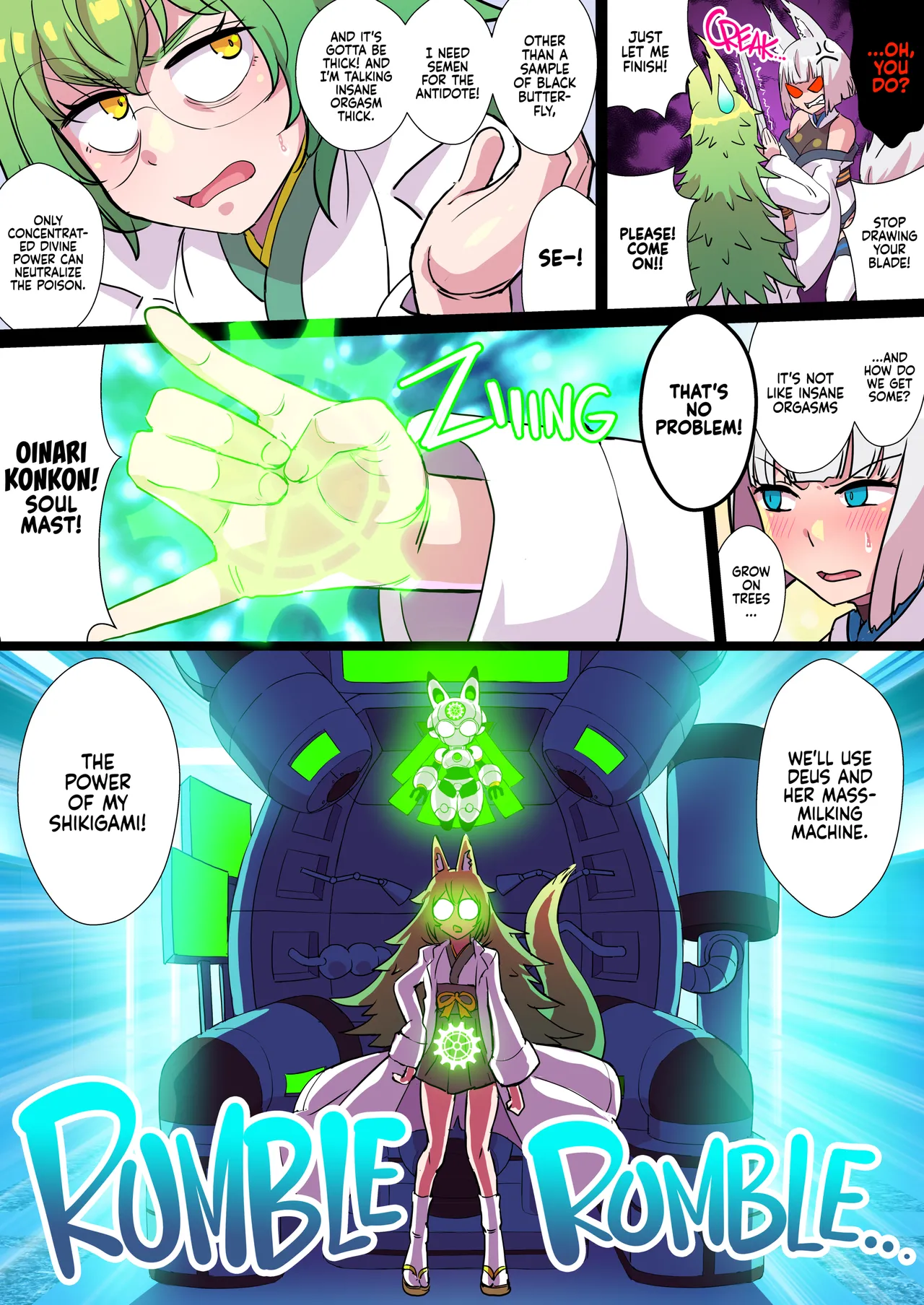 Futanari Kunoichi Nine Tails 3: Deus Chapter 1 - page 10