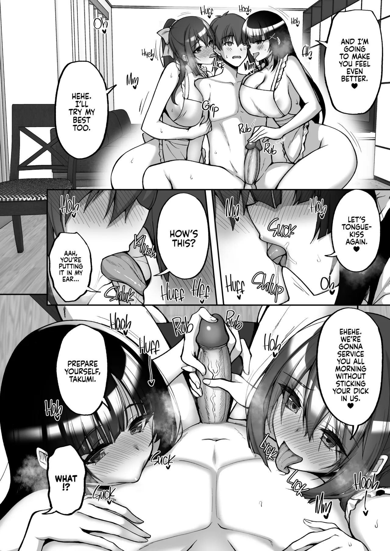 Chishojo Fuuki Iin no Minna ni Ienai Inbi na Onegai 8 ~Bomai to Ane o Haramaseru Otomarikai Kouhen~ Chapter 1 - page 9