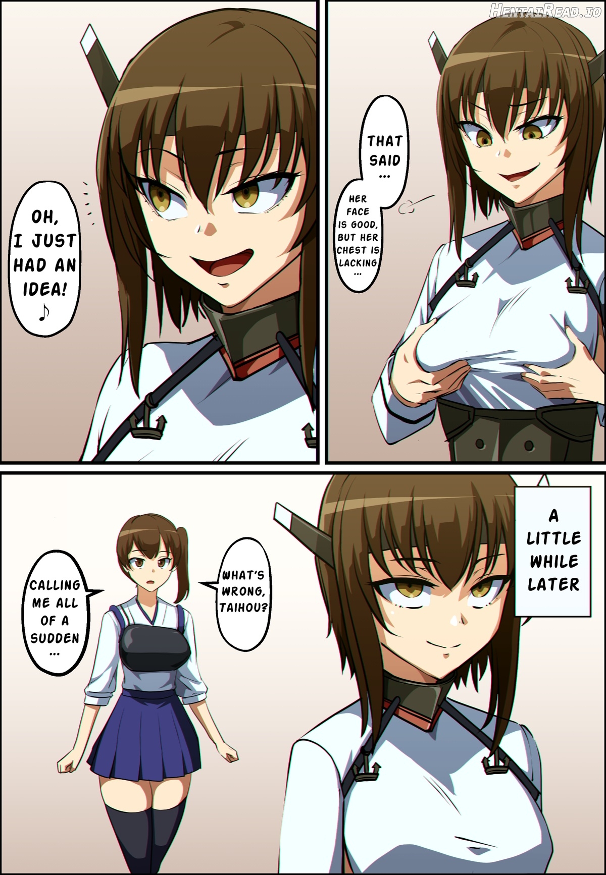 Taihou & Kaga merge possession Chapter 1 - page 3