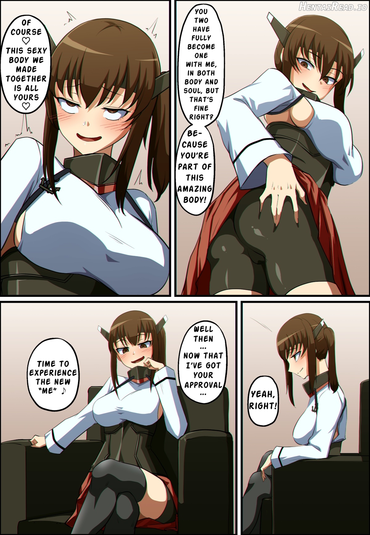 Taihou & Kaga merge possession Chapter 1 - page 9