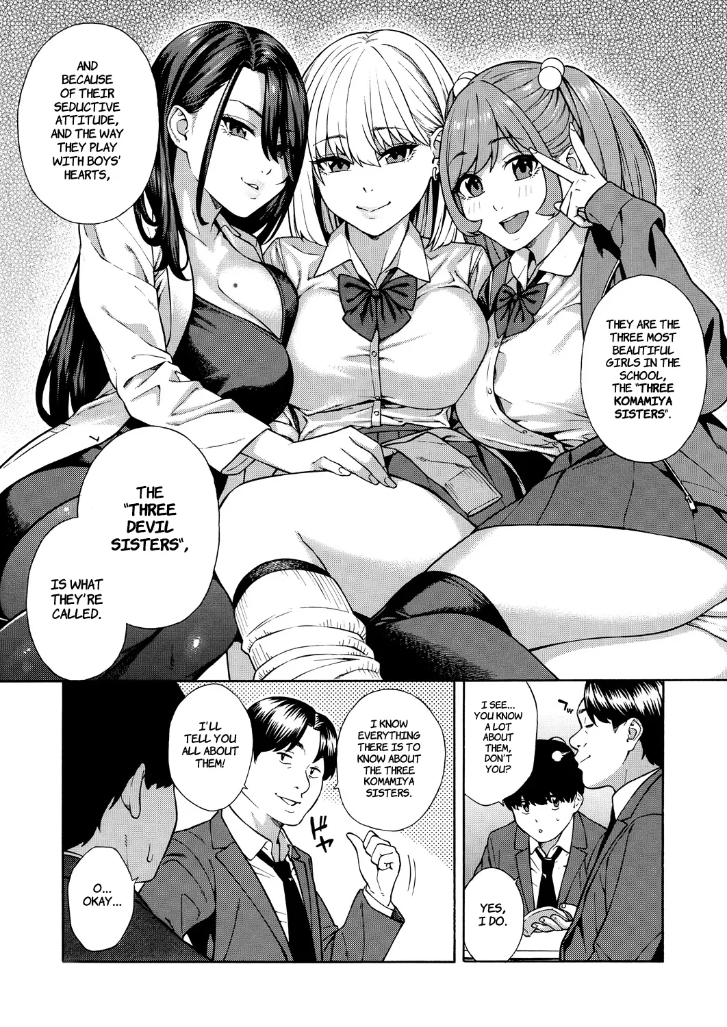 Making a Harem of the Three Bitchy Gal Sisters - Part 1-2 Chapter 1 - page 10